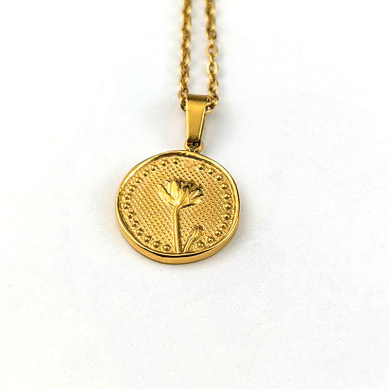 May lily-necklace 45cm with 5cm extender chain