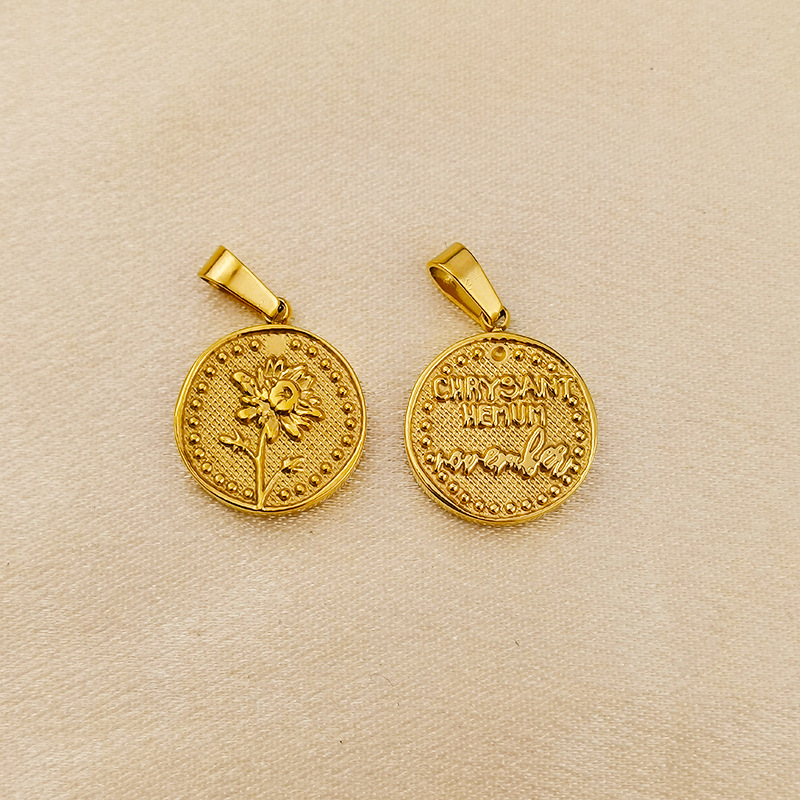 November sunflower-pendant