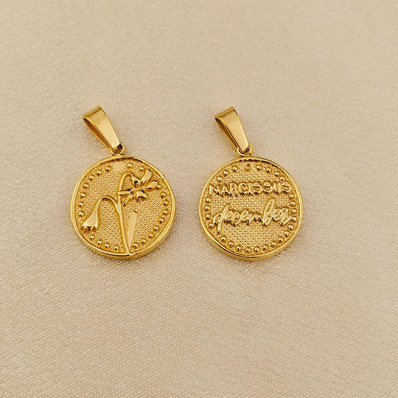 December narcissus-pendant