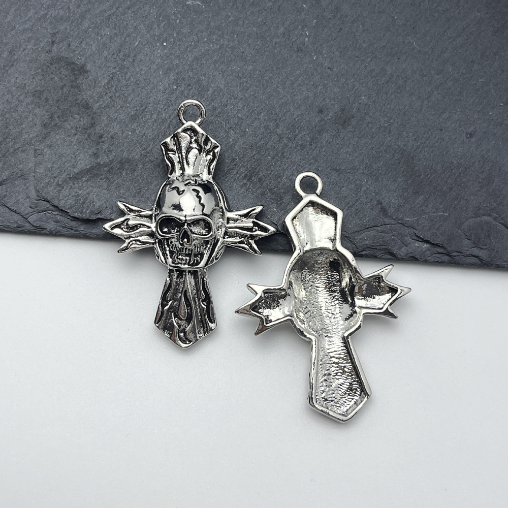 Single-sided flame cross