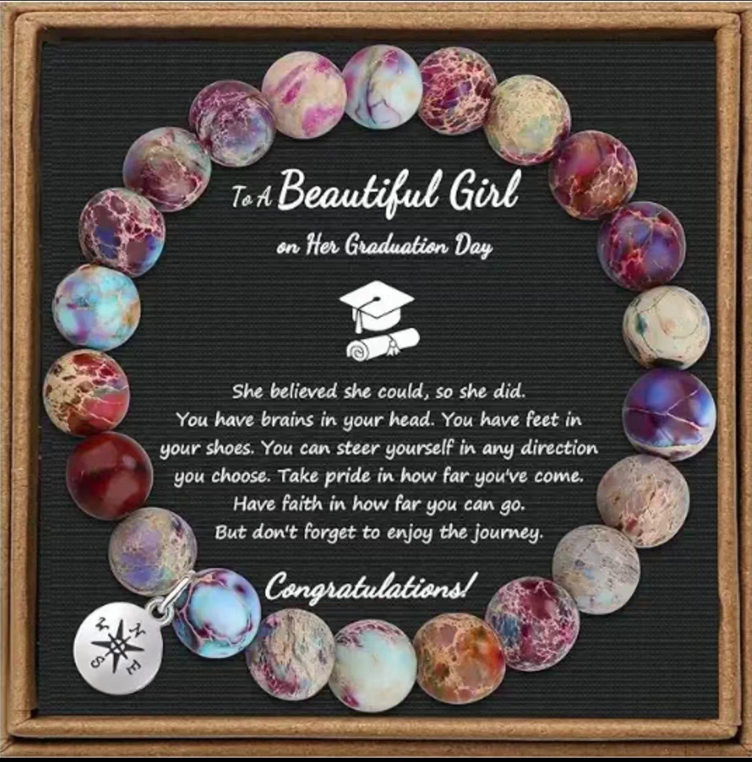 Emperor stone Compass pendant Beautiful card