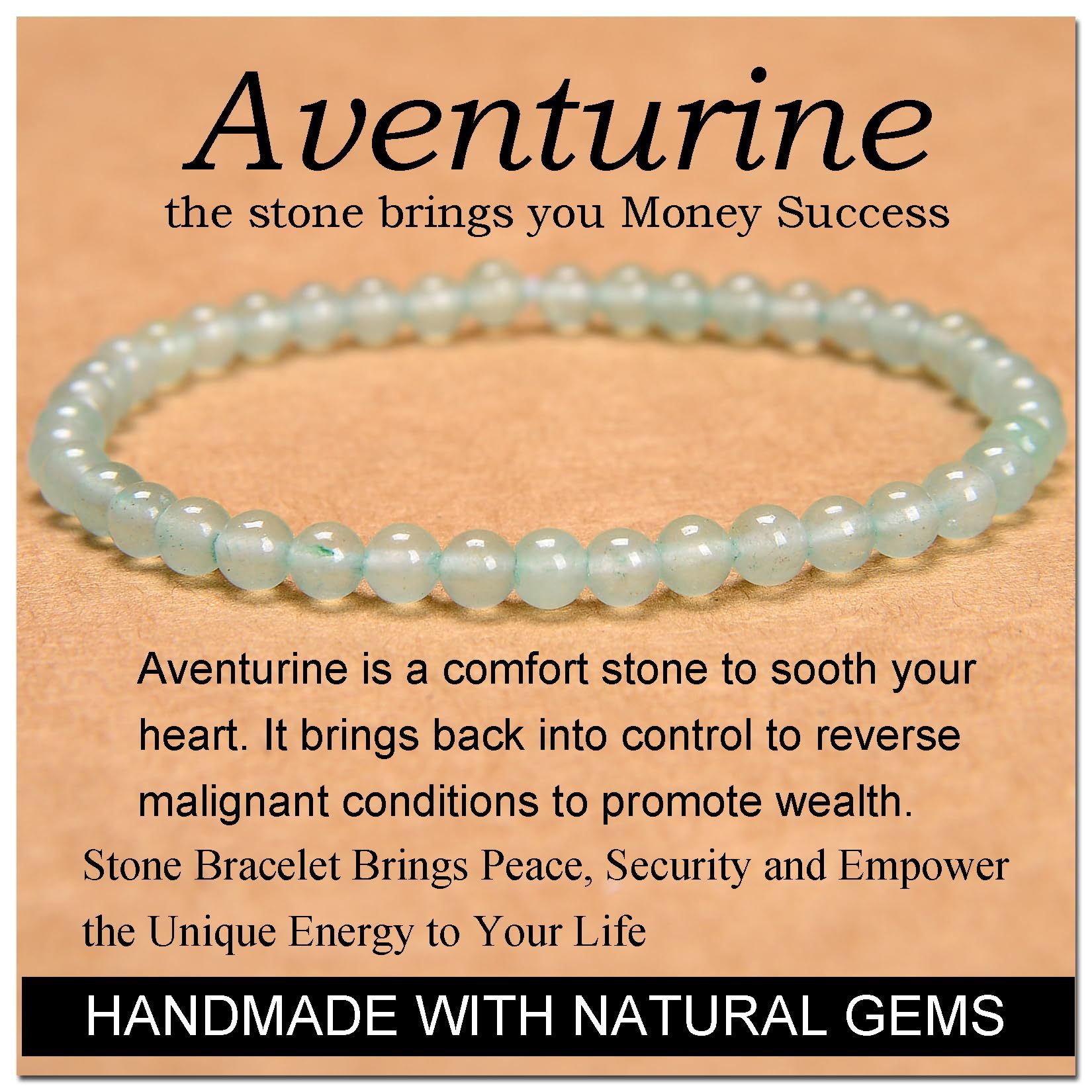 Green aventurine bracelet