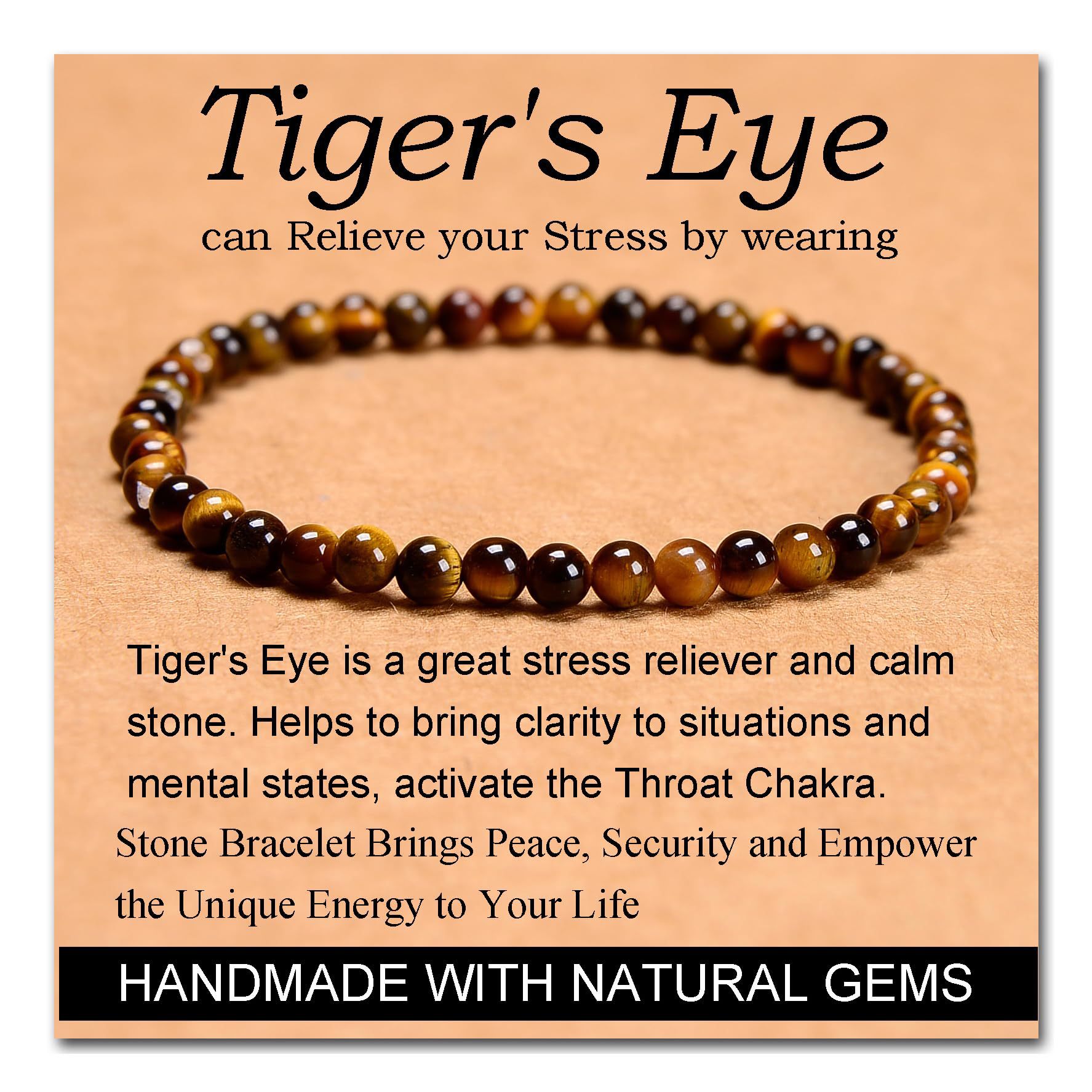 Yellow tiger eye bracelet