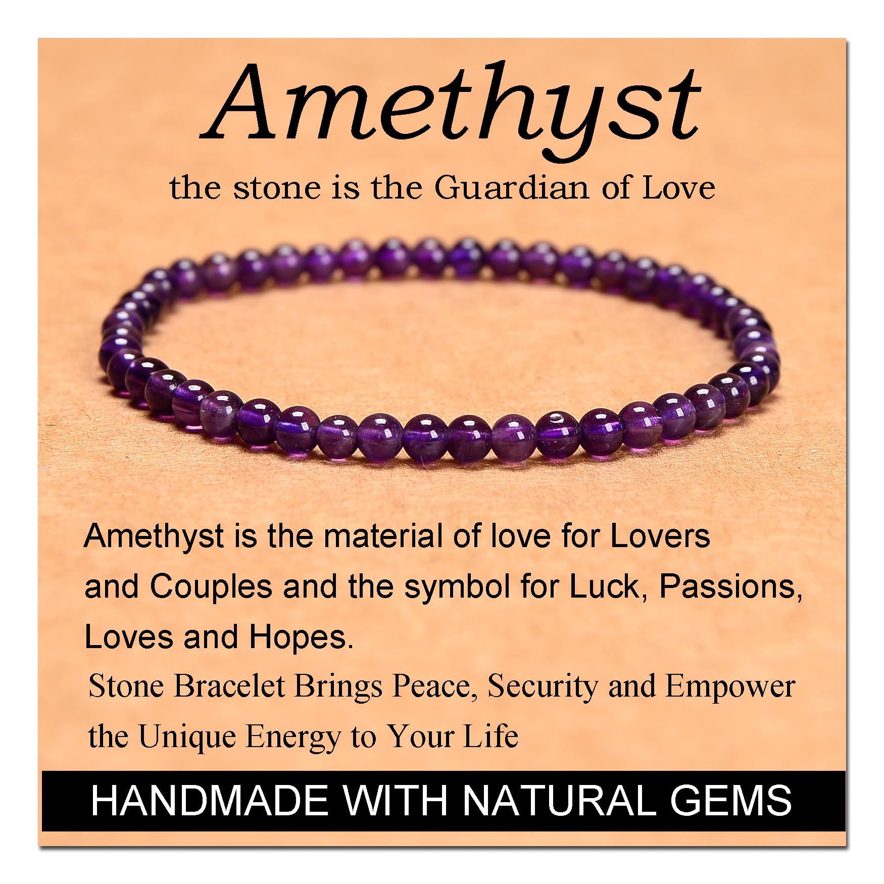 Amethyst bracelet