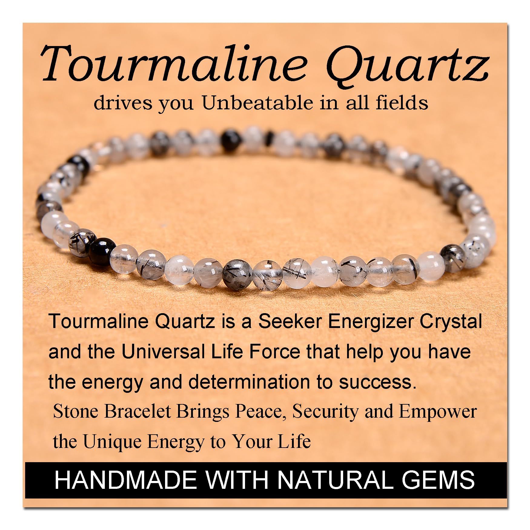 Schwarzer Rutilquarz