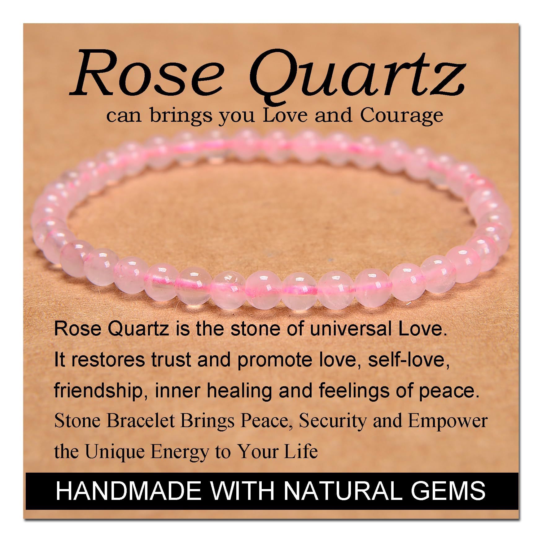 Rose quartz bracelet