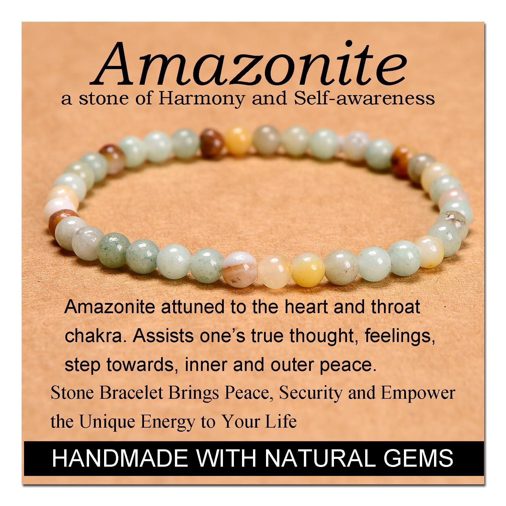 Amazon stone bracelet