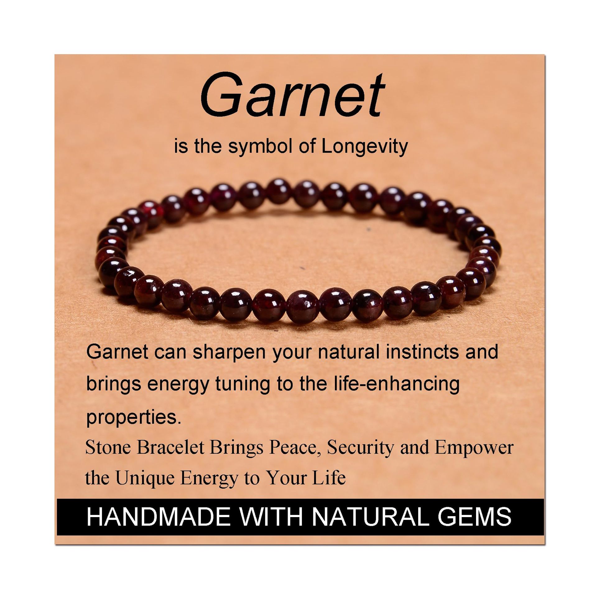 Garnet bracelet
