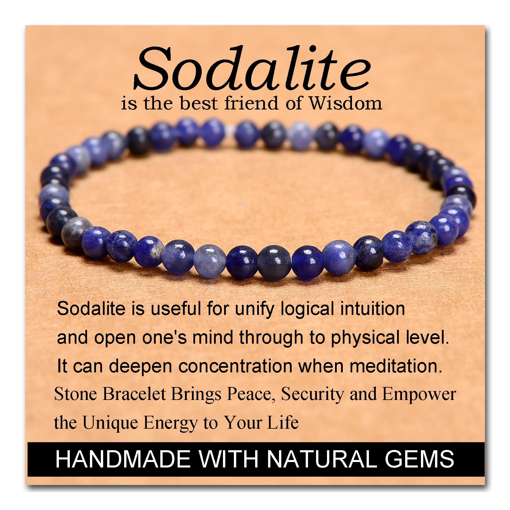 Blue sodalite bracelet