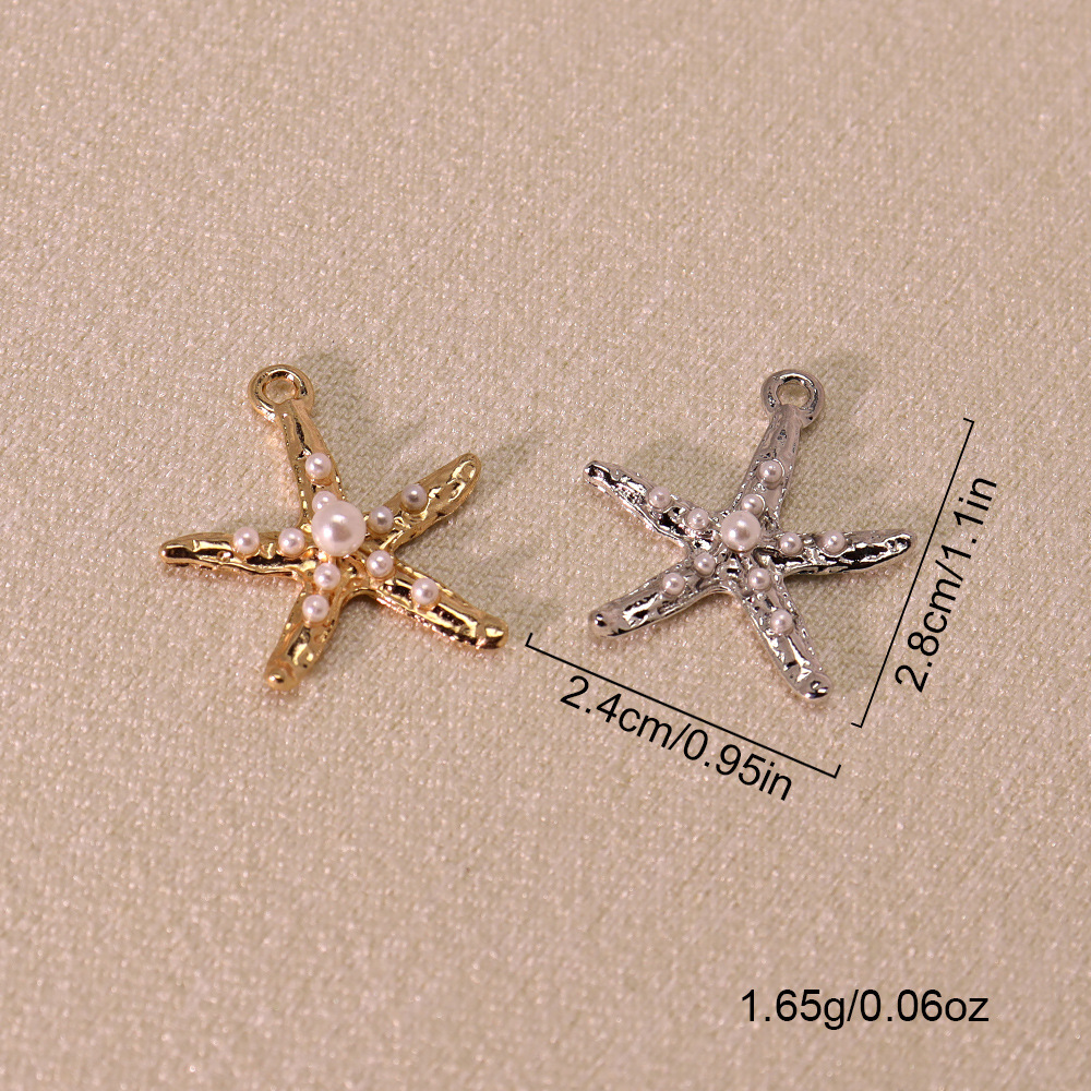 Golden pearl starfish