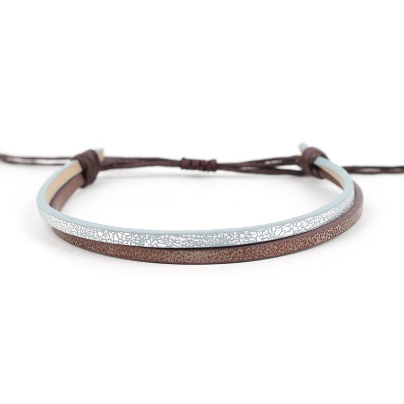 Double-layer PU bracelet