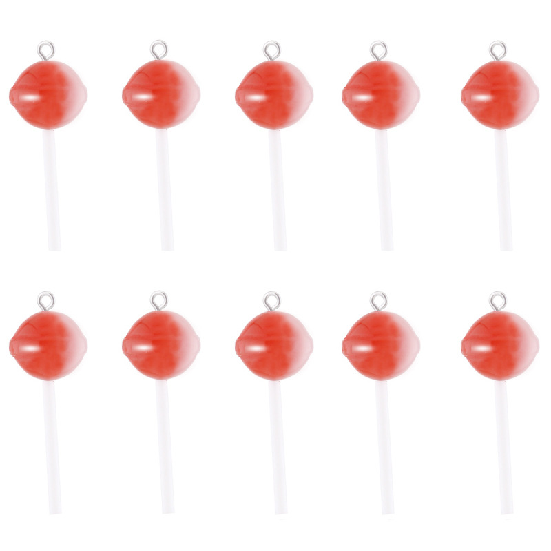 Round lollipop Red