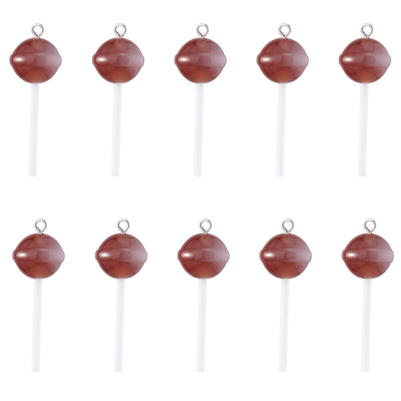 Round Lollipop Brown