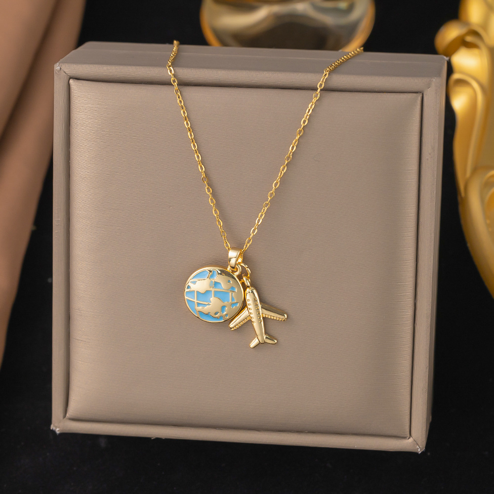 [8032] Global Travel Necklace [Gold]]
