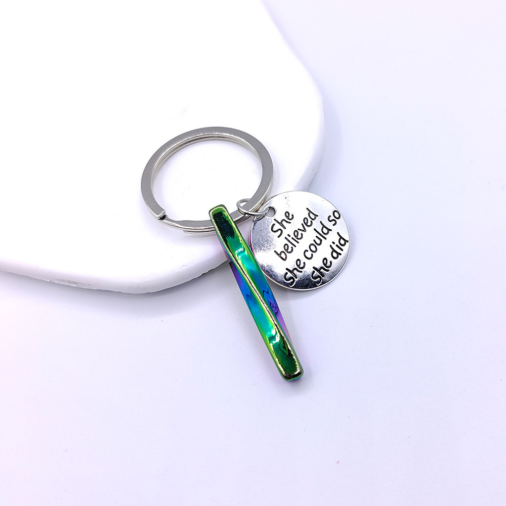 Twist stick key chain