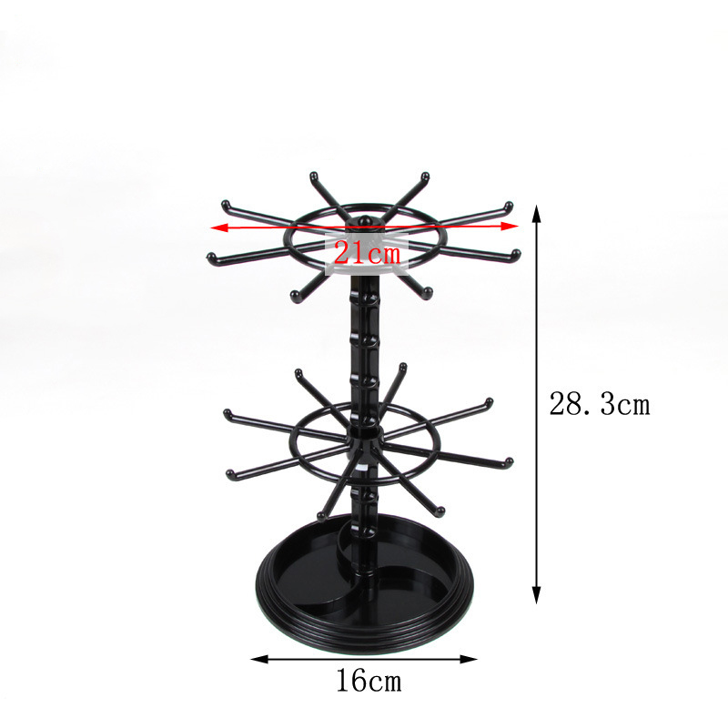 Rotating rack black OPP bag