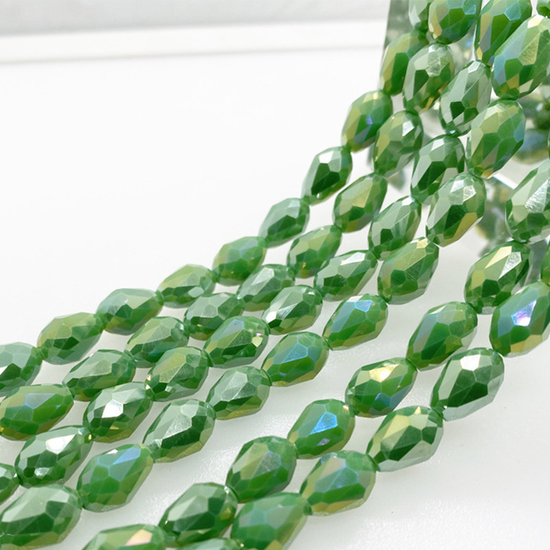 Grass green porcelain AB