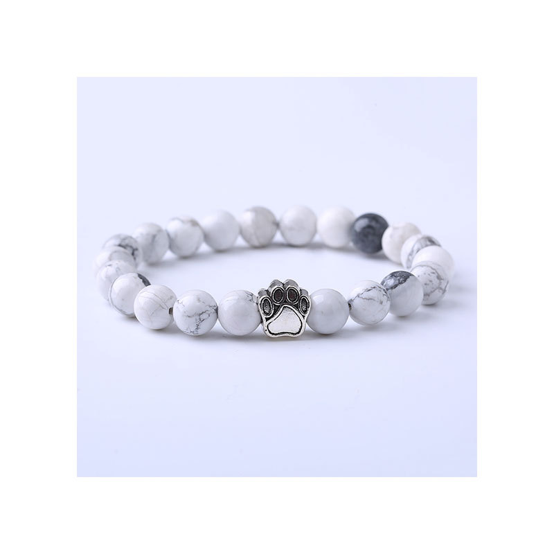 Footprint White Turquoise