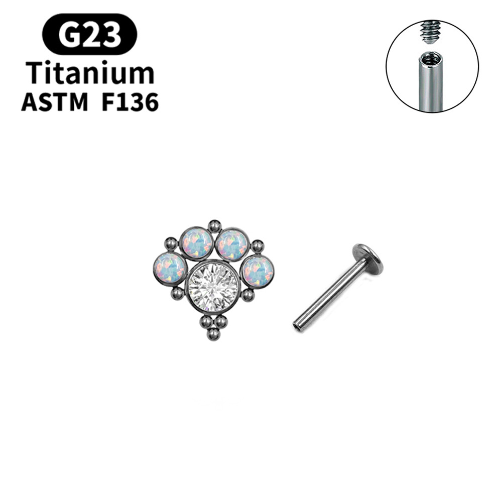 Titanium natural color white zirconium OP17