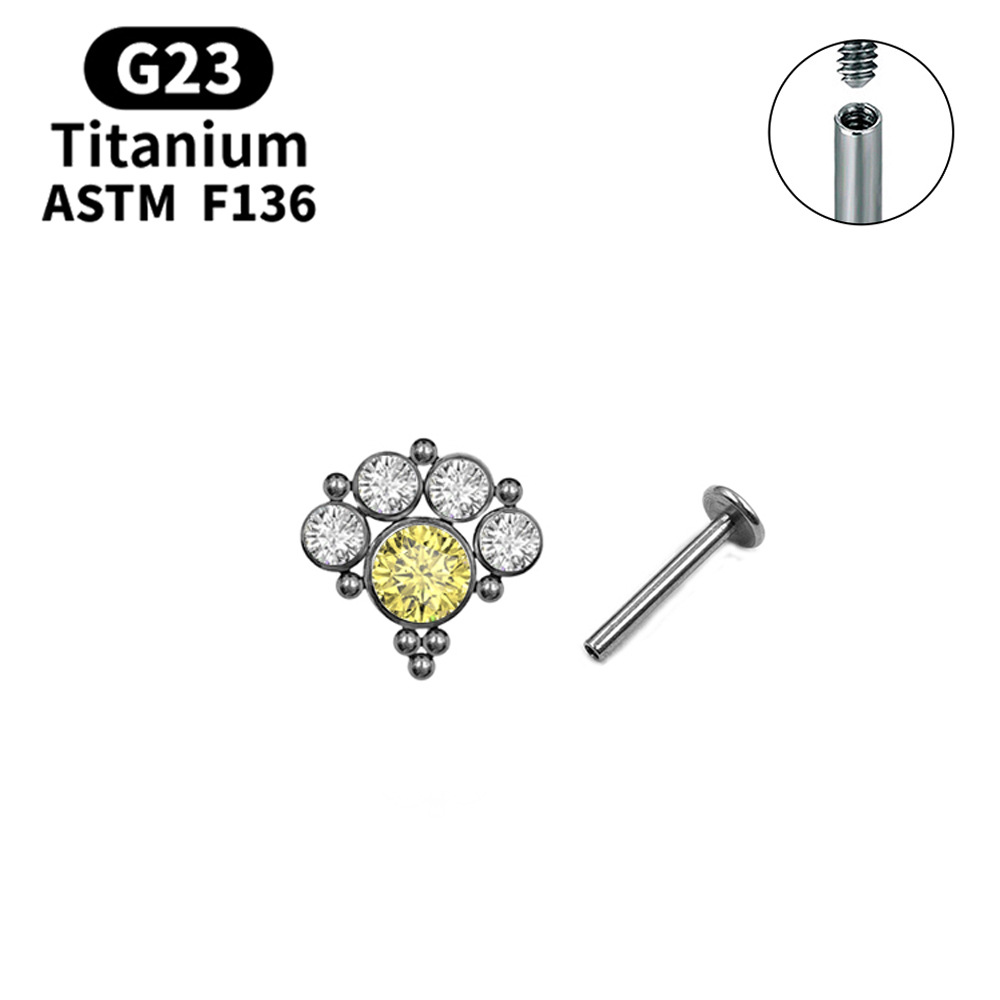 Titanium natural color yellow Zirconium