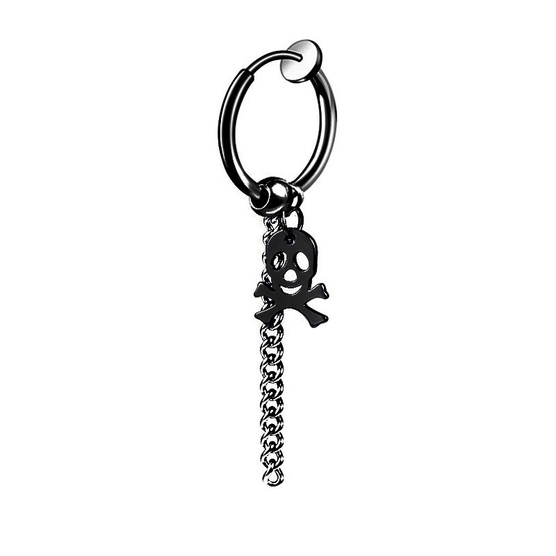 Black ear clip single