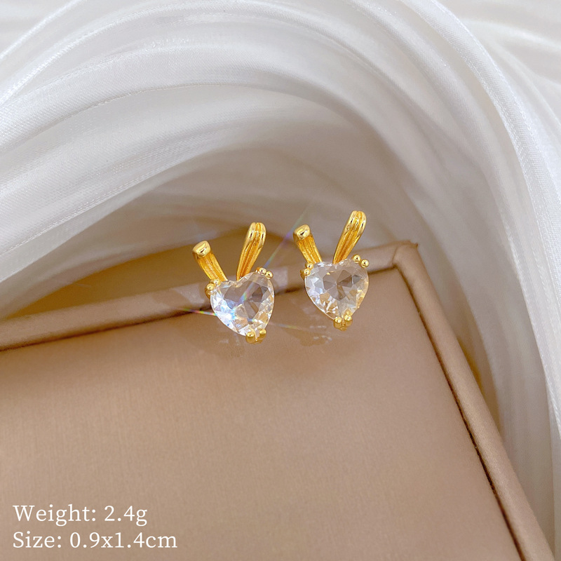 P530 Stud Earrings [Copper Real Gold Electroplated]