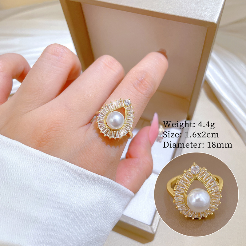 G414 Ring [Copper Real Gold Electroplated]