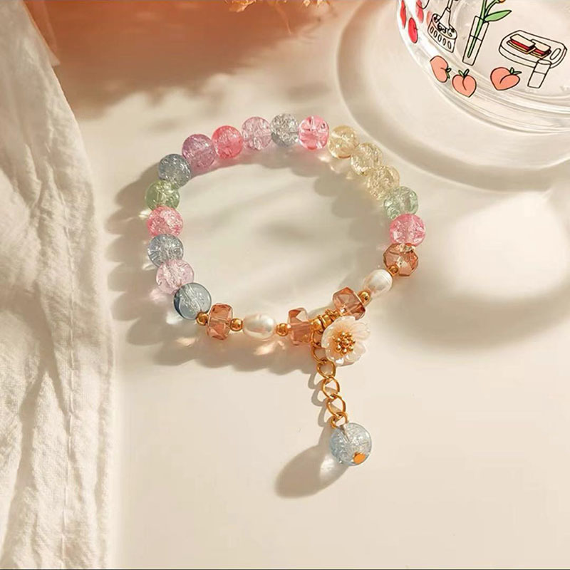 Colored Flower Bracelet