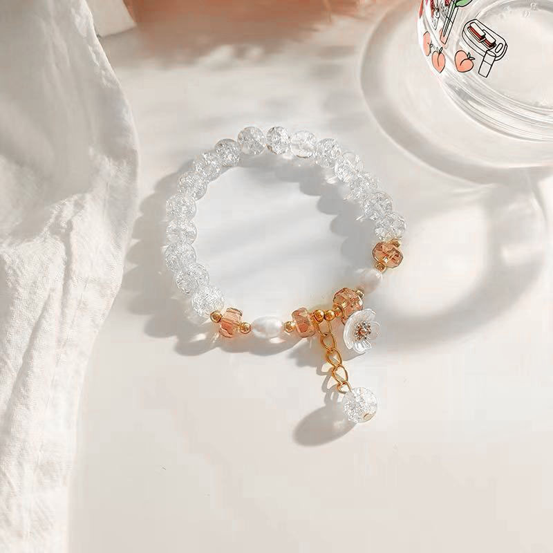 White Flower Bracelet