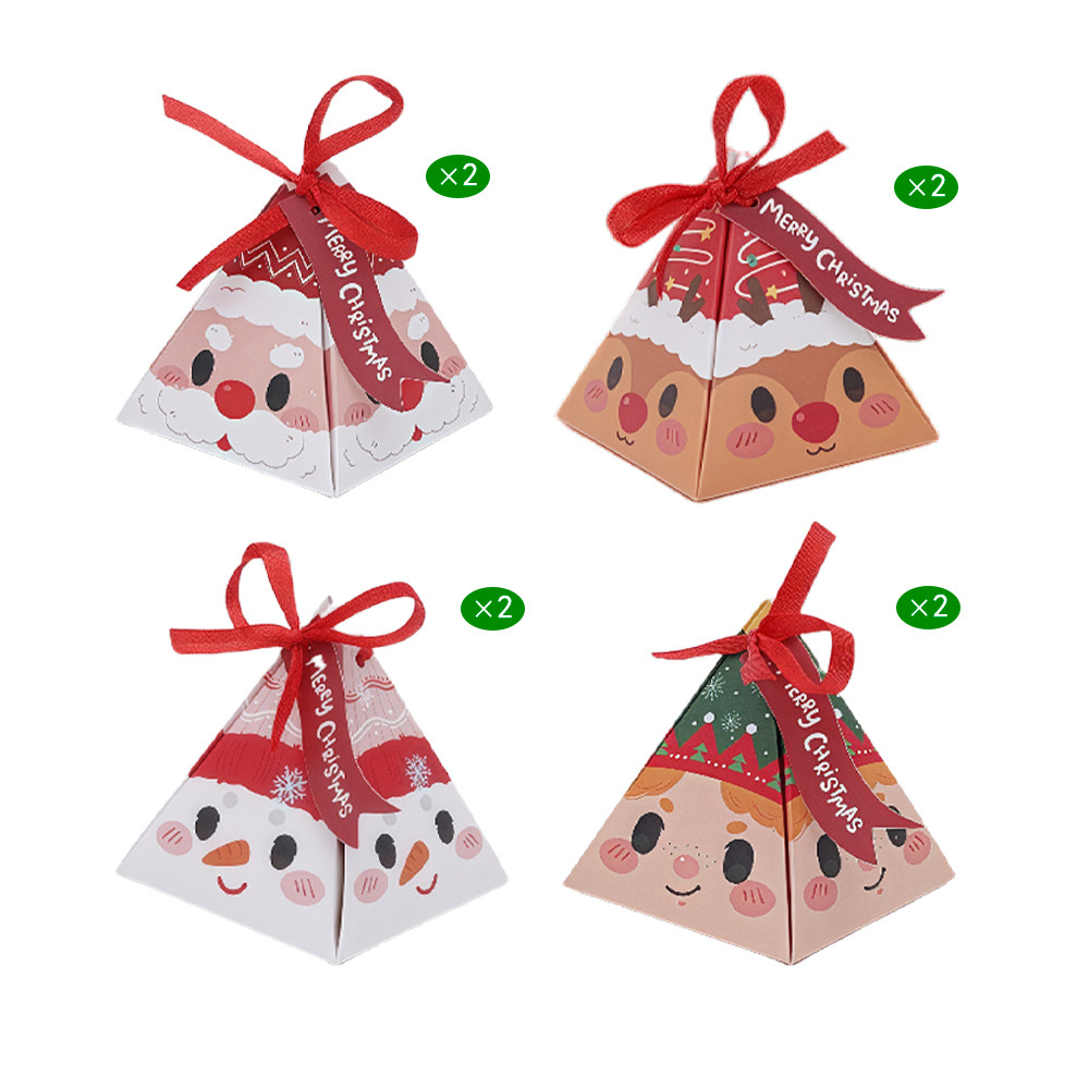 Christmas triangle box-8 pieces