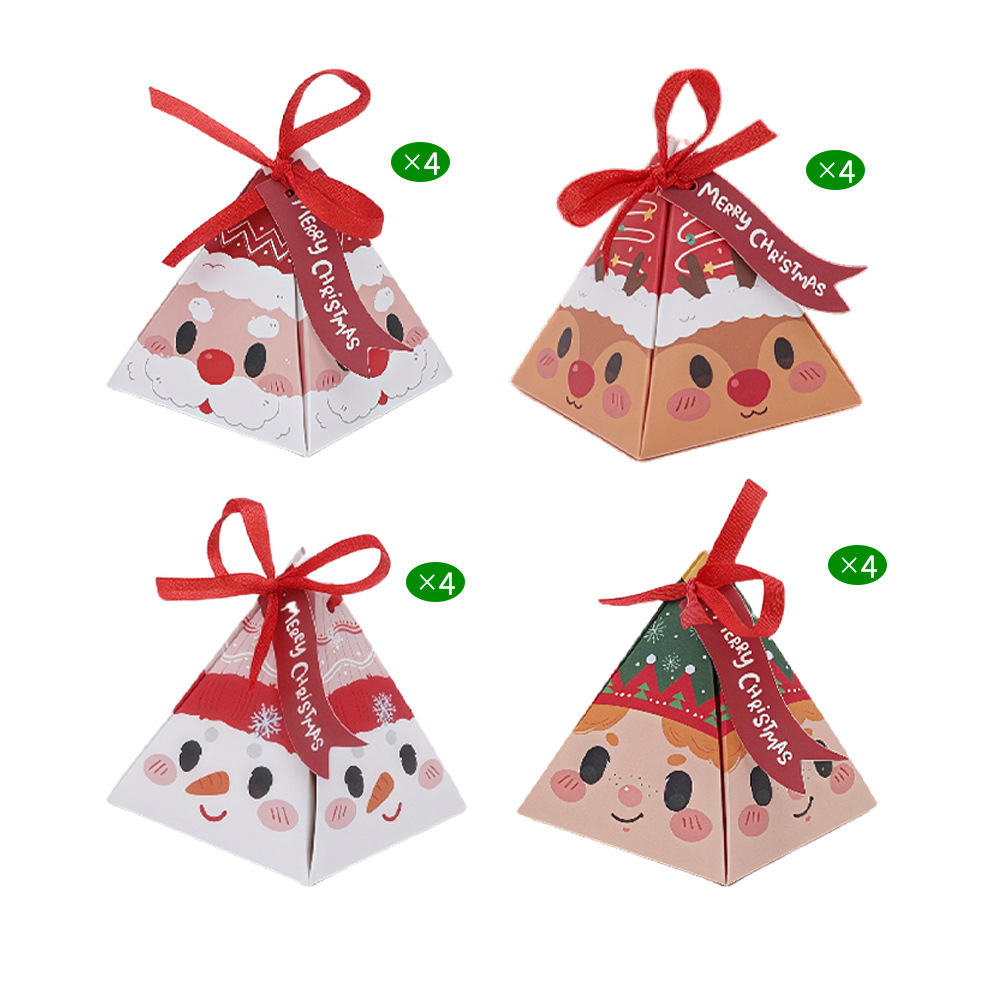 Christmas triangle box-16 pieces