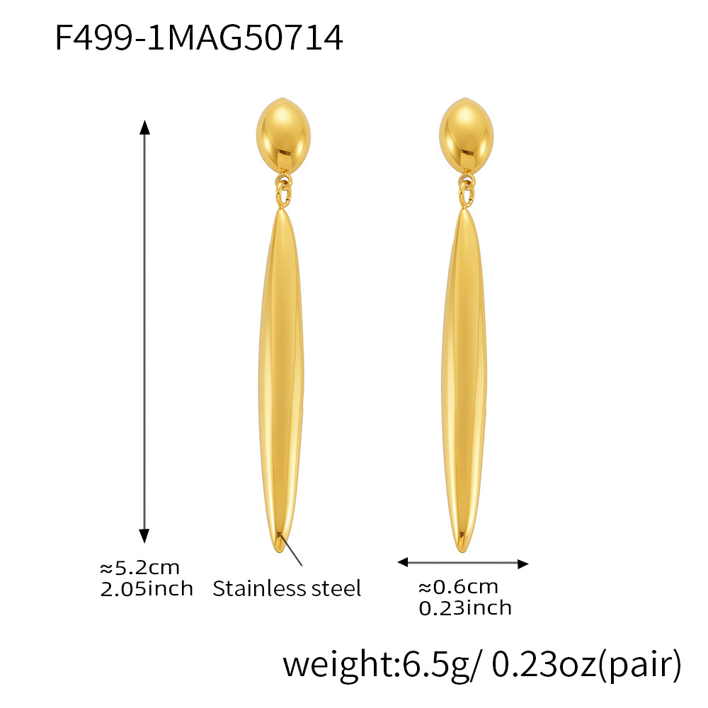 F499-1 gold earrings