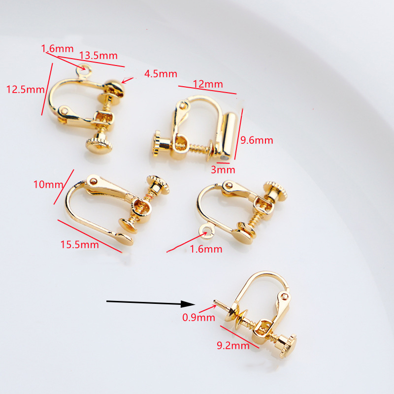 With tray screw ear clip