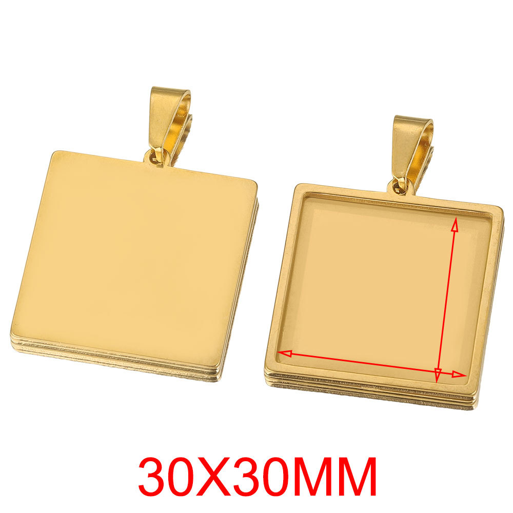 Gold-Square 30mm