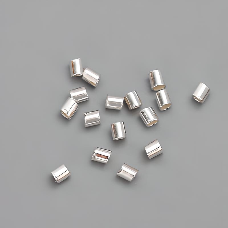 1.5mm plain silver positioning tube