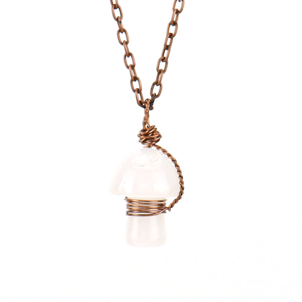 Ancient red copper white crystal