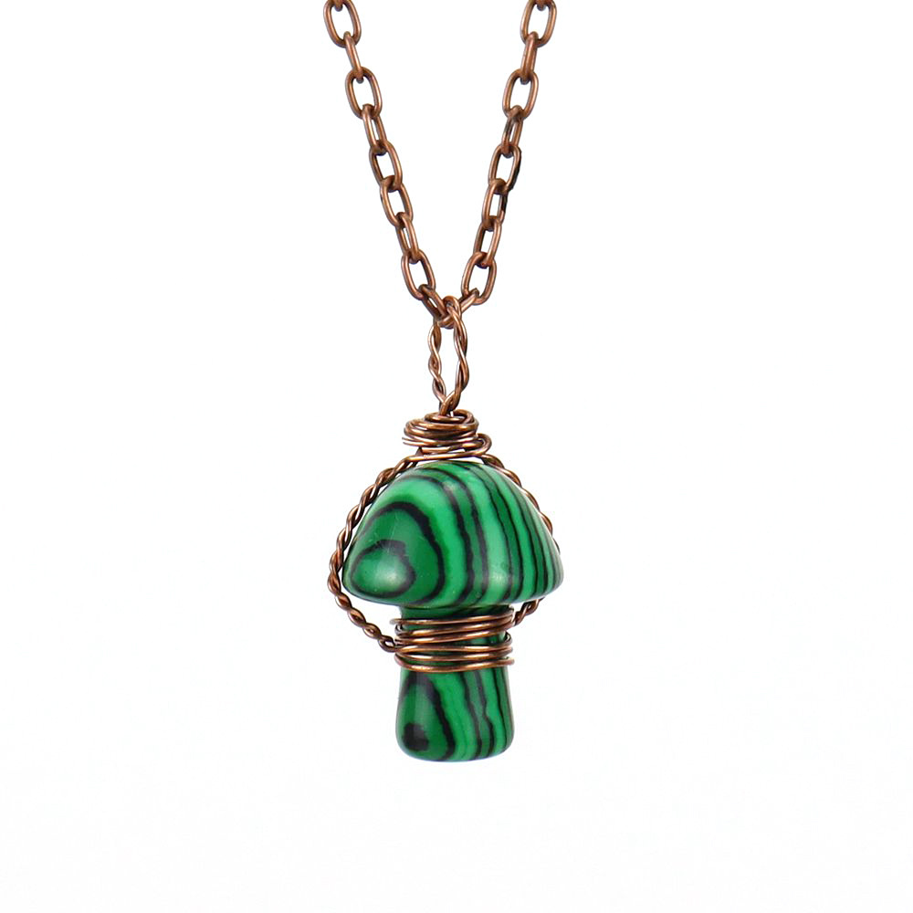Ancient red copper synthetic malachite
