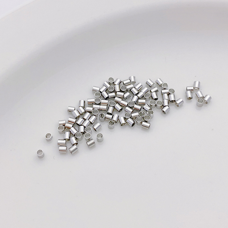 2.0mm white gold positioning tube