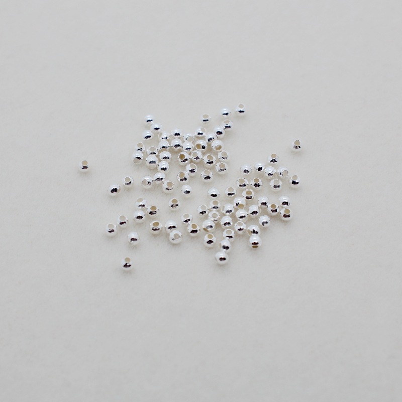 Sterling silver positioning beads (2mm)