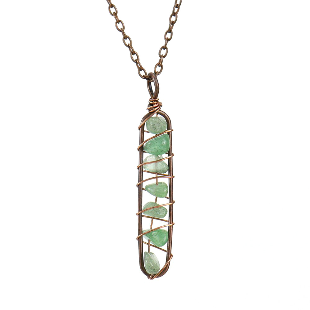 Ancient red copper green Dongling gravel