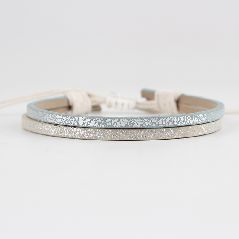 Double Leather Bracelet