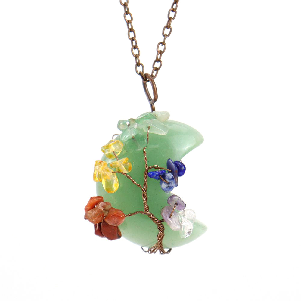 Ancient red copper   green aventurine