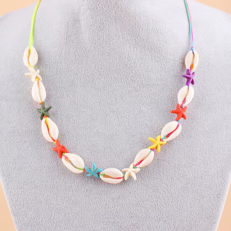 Shell starfish necklace