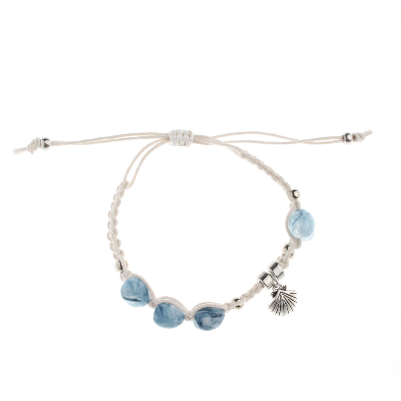 Blue adjustable bracelet