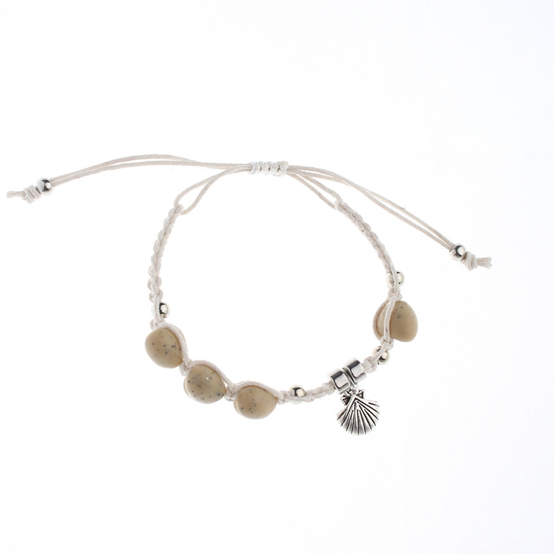 Beige adjustable bracelet