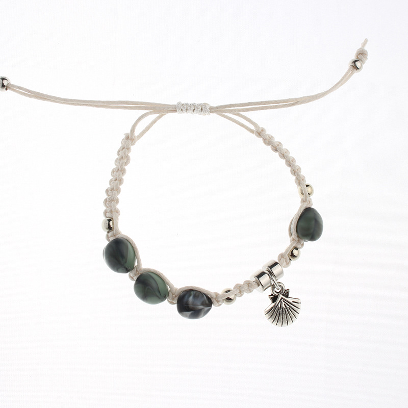 Green adjustable bracelet
