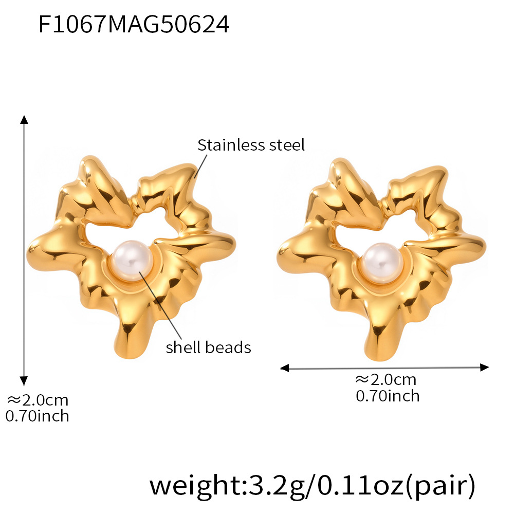 F1067-gold earrings