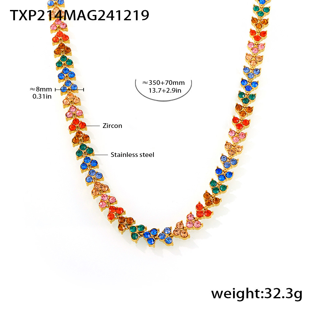 Gold mixed color zircon