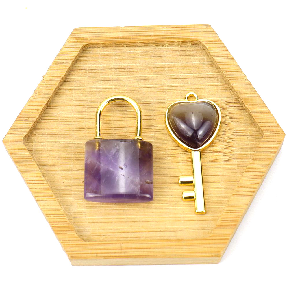 Golden Amethyst (Pair)