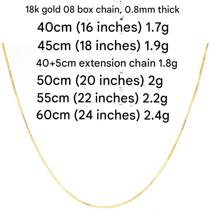 Golden Coarse Box Chain